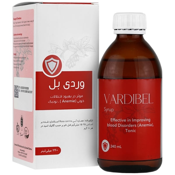 شربت وردی بل (نسترن) سنابل دارو